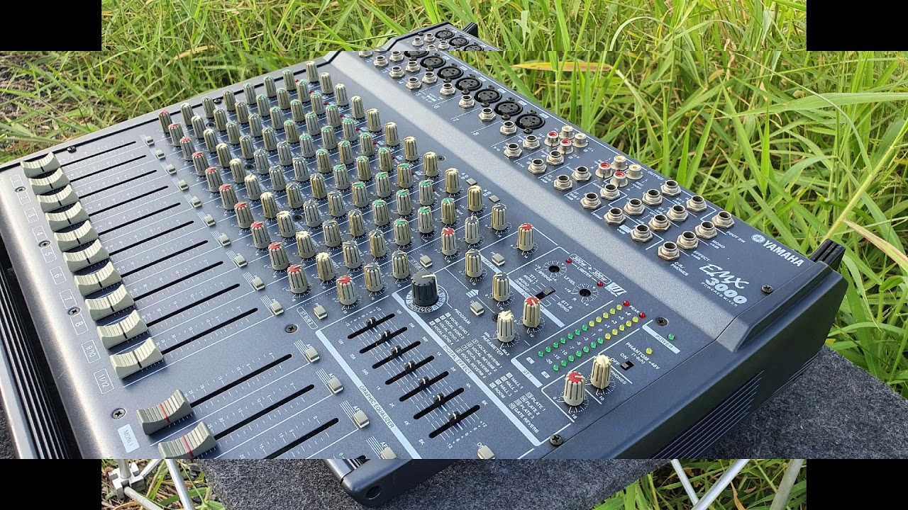 YAMAHA EMX3000 Power Mixer สินค้ามือสองนอกแท้ๆ สภาพสวยจัด - YouTube