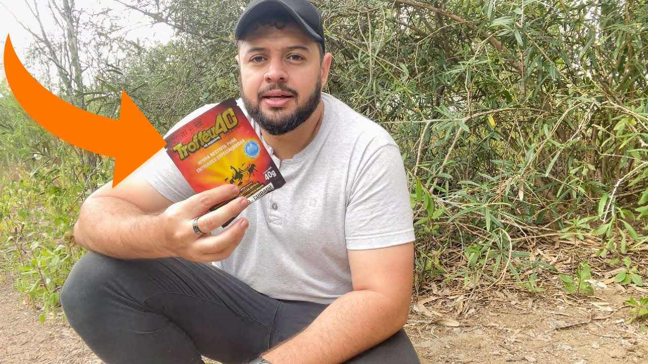 Usando Trofféu 40 para combater escorpiões