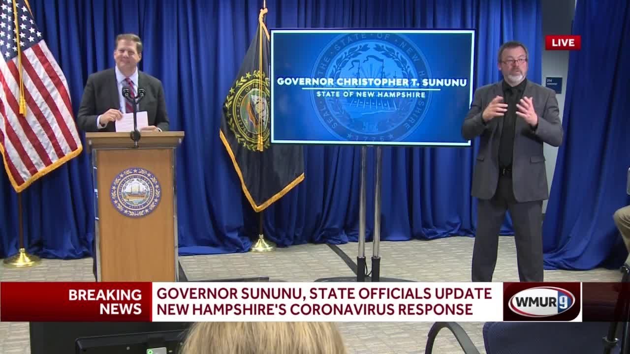 Full video Governor holds latest COVID19 briefing for New Hampshire