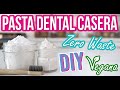 PASTA DENTAL CASERA DIY - CREMA Y POLVO - CERO BASURA VEGANA  ZERO WASTE - Mixi