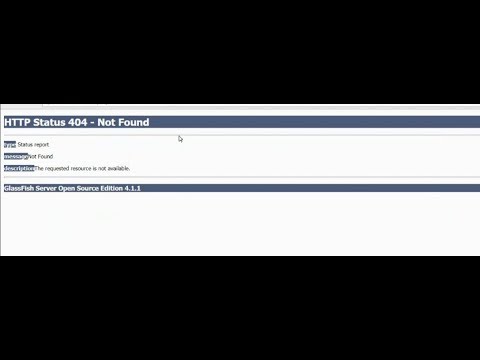 Video: Apakah itu HTTP Status Error 404 tomcat?