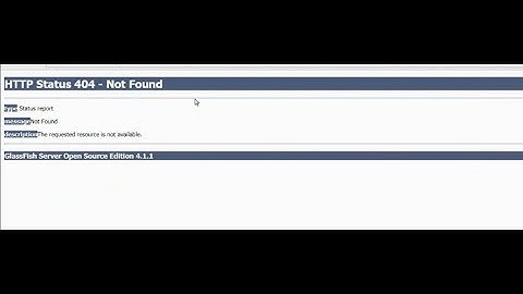 Solved Error servlets   HTTP Status 404 error in the jsp, netbeans