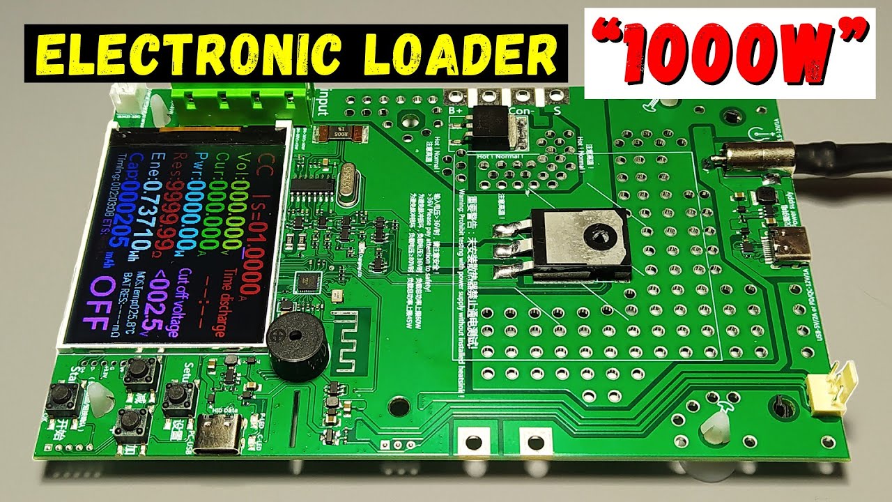 Testare și prezentare kit Electronic Loader Atorch 