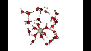Hexaaquatitanium(III) suspended in water molecular dynamics