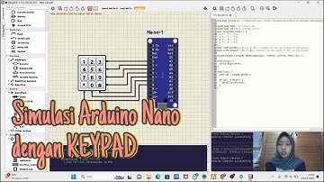 SimulIDE 2023 - Tutorial Simulasi Arduino dengan KEYPAD
