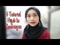 Cara Memakai Hijab Segi Empat Pakai Anting