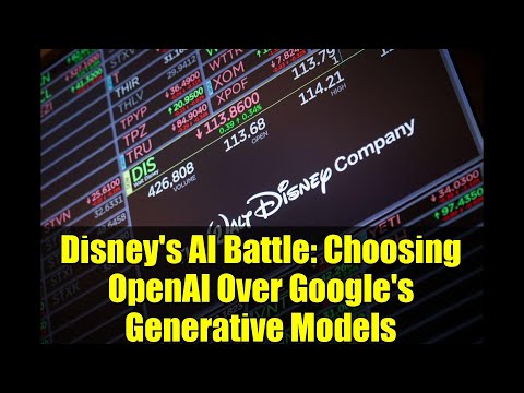 Disney's AI Battle: Choosing OpenAI Over Google's Generative Models