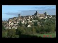 Vzelay church and hill with easilymade captions