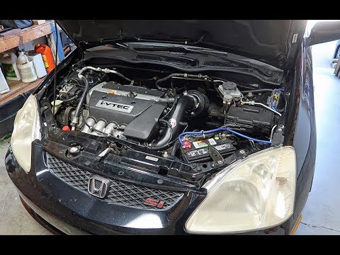 2002 Honda Civic Hatchback Si HPS Intake system