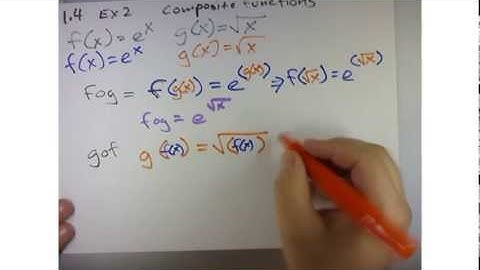 Precalculus 1.4 Composite Functions Ex. 2