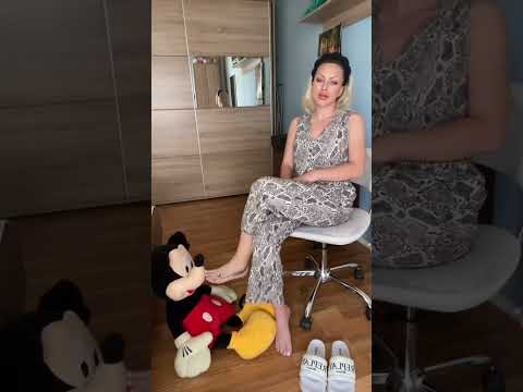 Mickey Mouse trample@anamitrovic86#crushexperiment #stomping #toes #sole #youtubeshorts