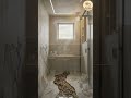 Luxury Bathroom ✨ Epoxy River Floor Design | Unique Modern Spa 2026 | #usa #youtubeshorts #ai