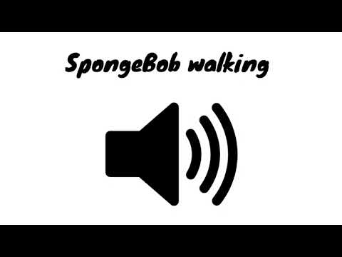 SpongeBob walking - sound effect - [High quality]