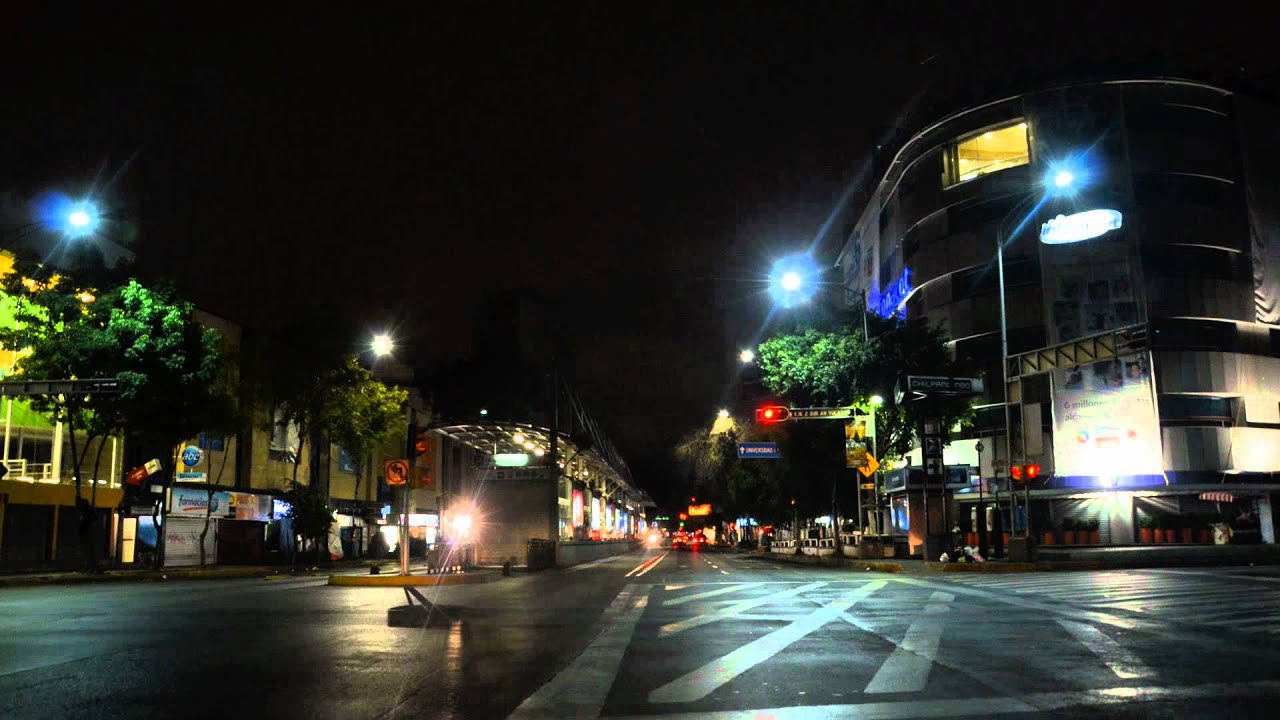 Driving in Mexico City by night (Timelapse HD) - YouTube