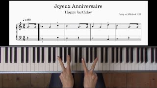 Joyeux anniversaire - Partition Facile et Gratuite - La Touche Musicale