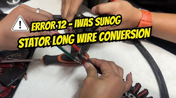 Error 12/P0335 - Stator socket na sunog to long wire conversion