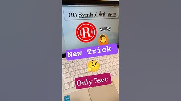 R ®️Symbol Shortcut Trick Ms Word #shorts #computer #reels #ytshorts #viral #timesavingtips