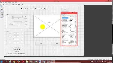 gerak parabola dgn slider matlab oleh M Wahyudi DB  Dosen: Ronald M Hutauruk BDP-B 1404117915 UR