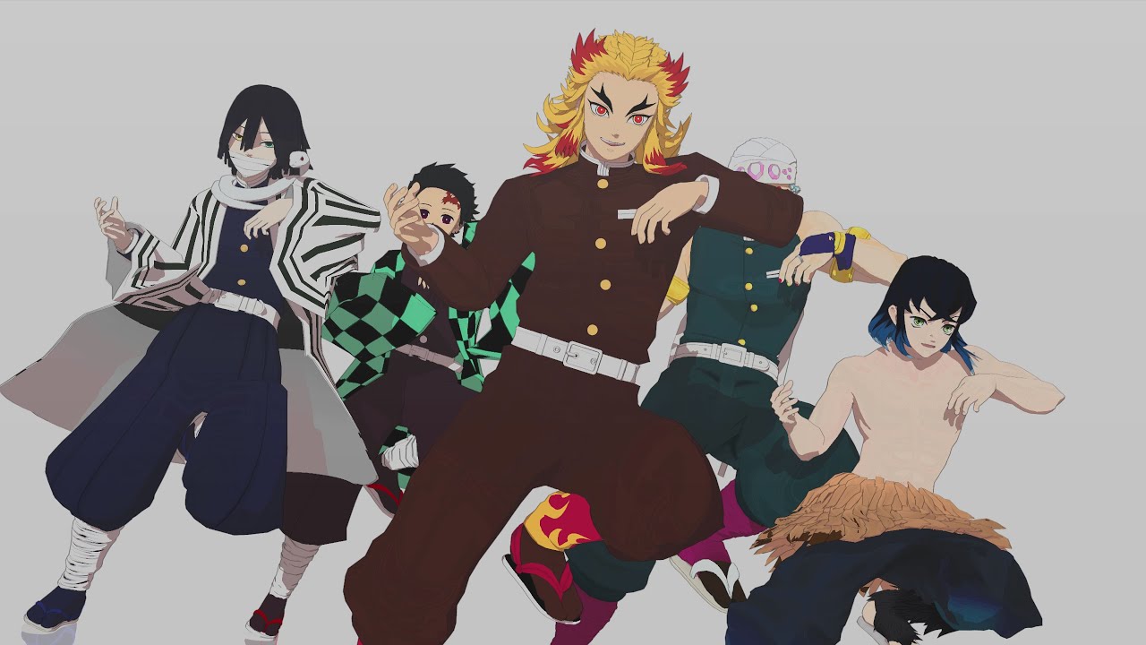 【鬼滅のMMD】MIC Drop【総勢7人】