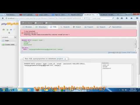 phpmyadmin tutorial for beginners part-4