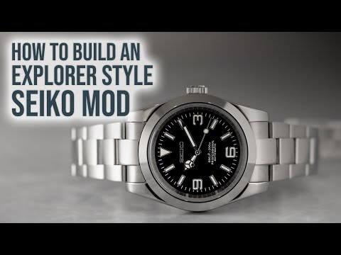 How to build your own Explorer Style Watch! - YouTube