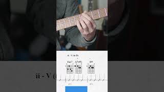 Turn the 12 Bar Blues into the Jazz Blues (3 steps) #shorts