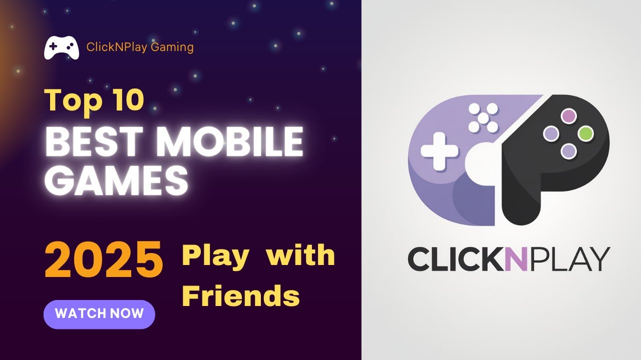 "Top 10 Best Mobile Games to Play with Friends in 2025! 🎮📱"