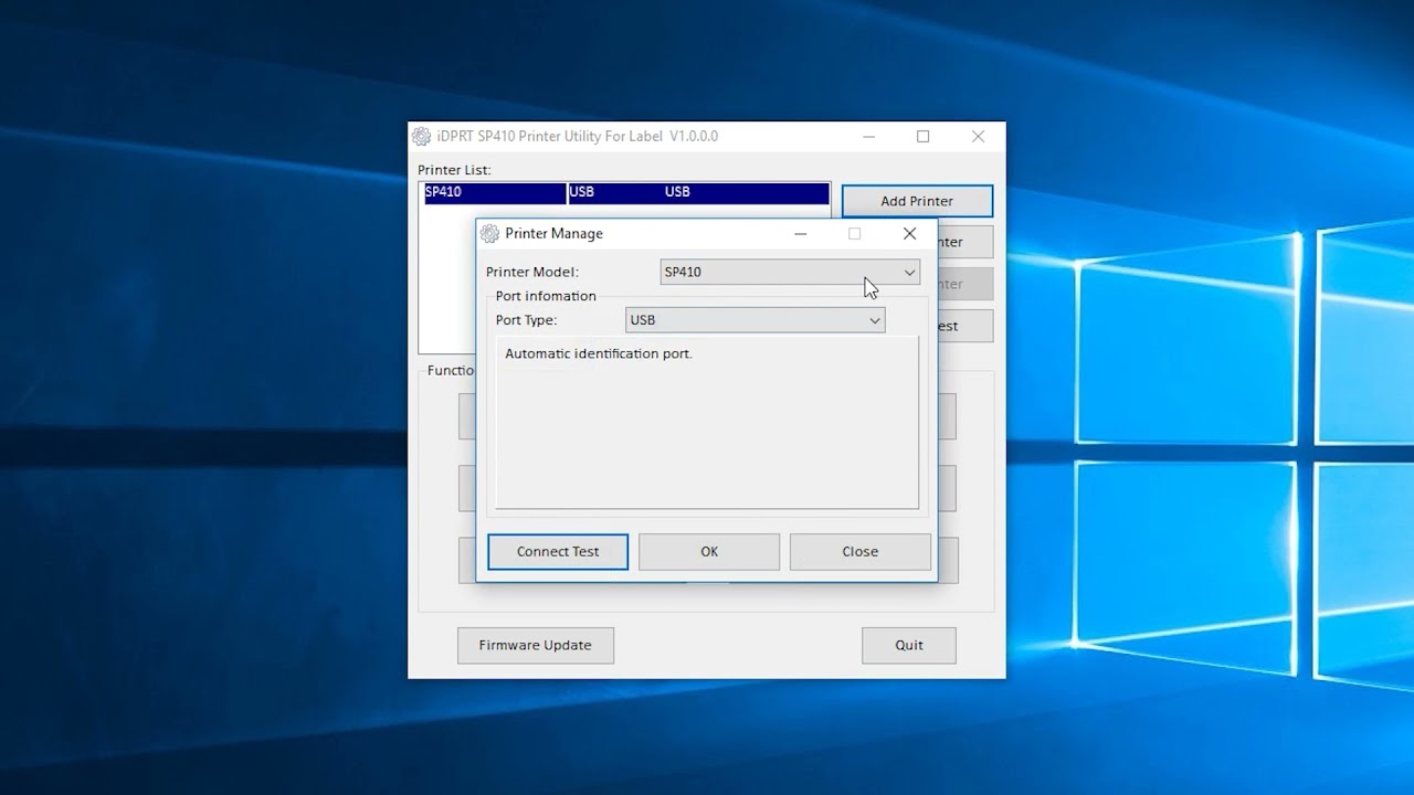 sp410 thermal printer