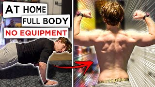 The EASIEST Full Body Workout At Home with NO EQUIPMENT