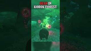 Bear in Korok Forest #zelda #botwshorts #botw