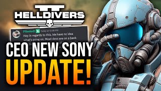 Helldivers 2 - Arrowhead CEO Responds to Sony Update!