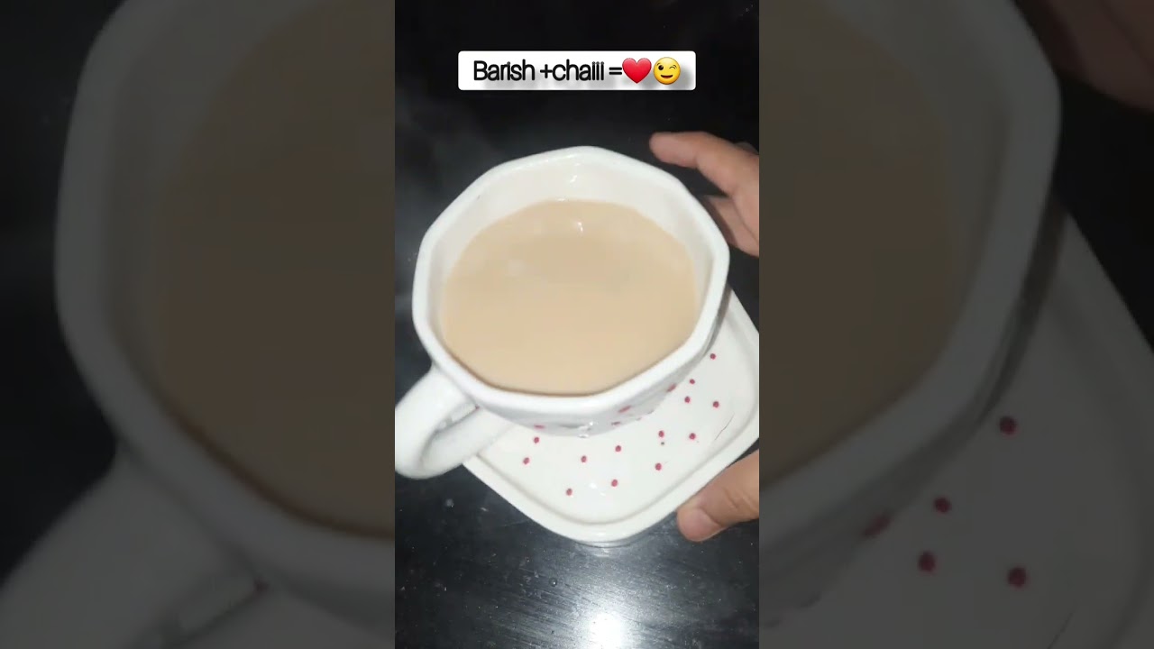 Barish aur chaii❤️😉 #trendingshorts #chai #barish barish #vi