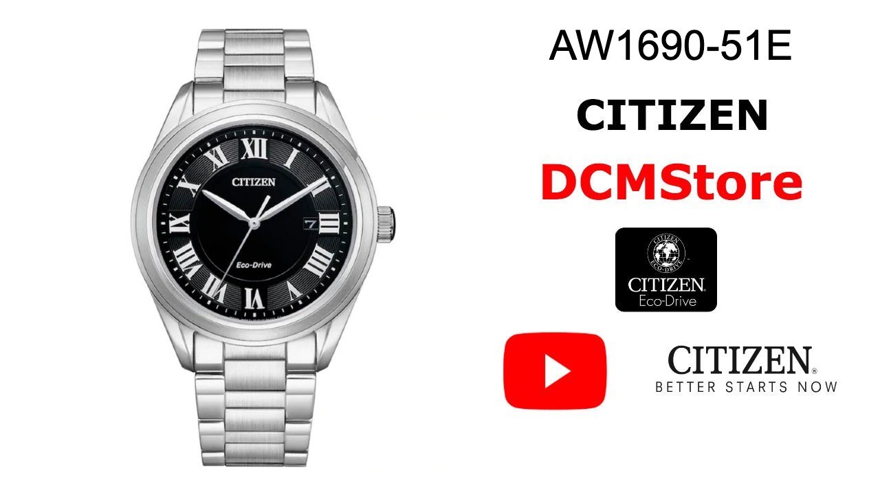 AW1690-51E Citizen Arezzo Black Dial Stainless