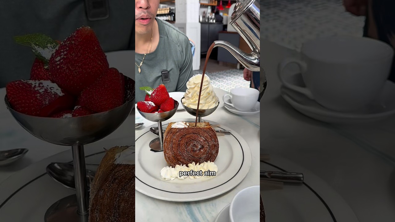 Rating the viral Hot Chocolate Croissant from Little Frenchie in Coronado, San Diego