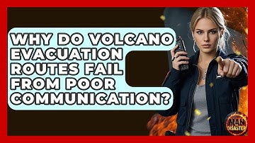 Why Do Volcano Evacuation Routes Fail From Poor Communication? - Man vs. Disaster