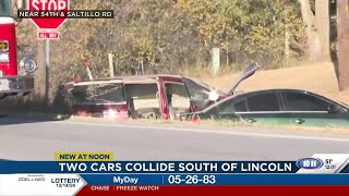 Deputies respond to two-vehicle crash in Lancaster County