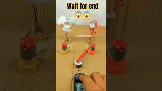 School Project Switch Machine Control With DC Motor Fan ⚡| Smart DIY Tech Experiment #short #dcmotor
