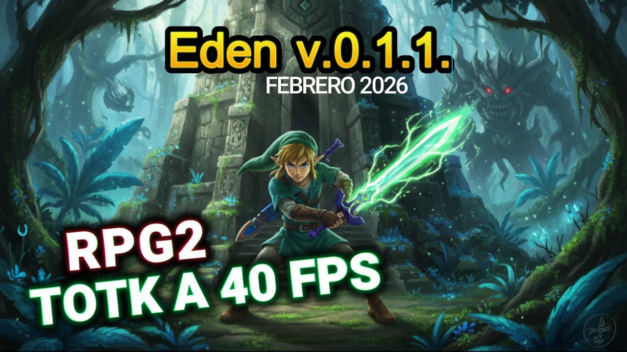 TOTK a 40fps! La MEJOR configuración de EDEN v.0.1.1 // Retroid Pocket G2