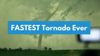 World Record!! FASTEST Moving Tornado EVER!!