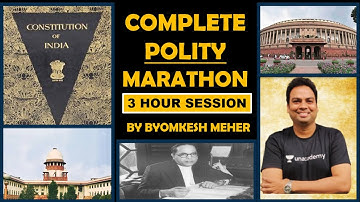 Complete Indian Polity for PRELIMS 2020 | Marathon Session | UPSC CSE 2020/2021 | Byomkesh Meher