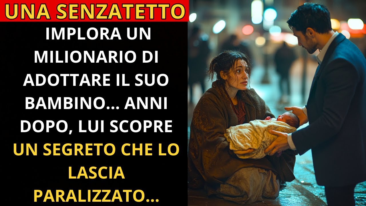 Una SENZATETTO implora a un MILIONARIO di adottare il suo BEBÈ Anni ...