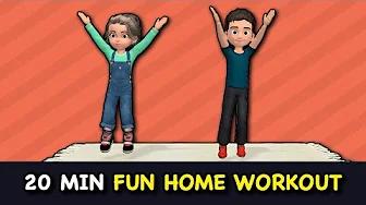 Low Impact Kids Cardio: Fun 20 Min Home Workout!