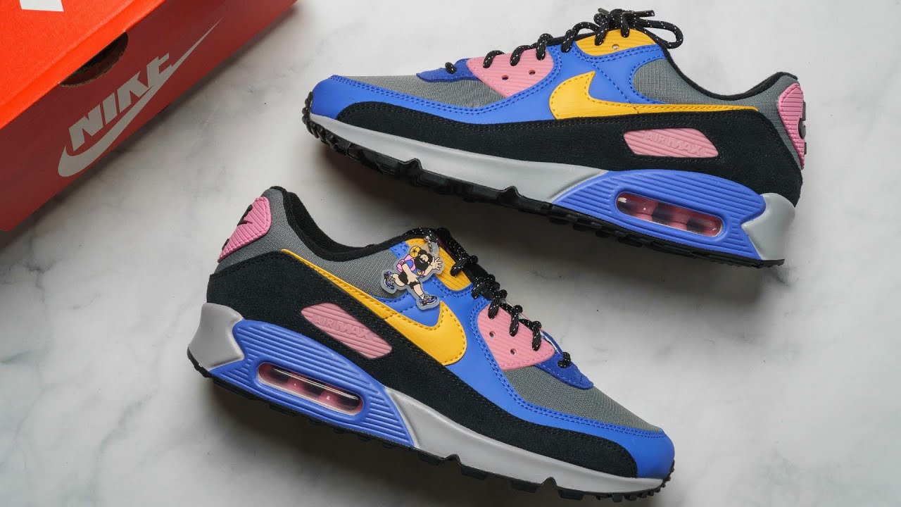 Filming my new Sneakers - Nike Air Max 90 Persian Violet Sneakers 