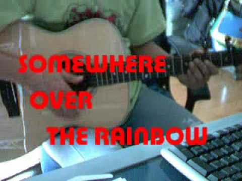 over the rainbow(虹の彼方に）　acoustic guitar　solo