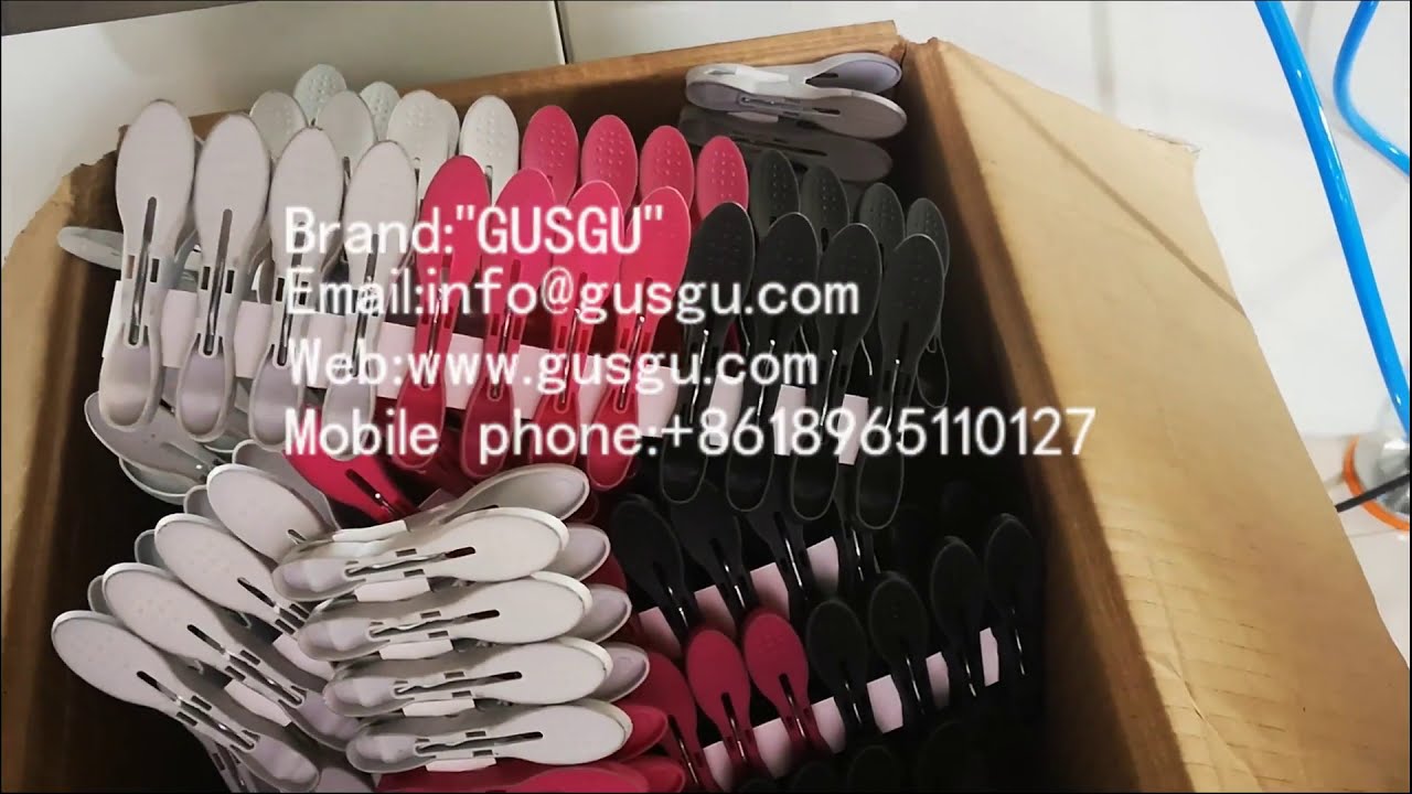 New clothespin pack machine