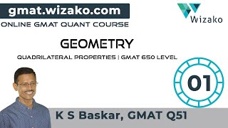 Quadrilateral  Properties  Coordinate Geometry | GMAT Geometry