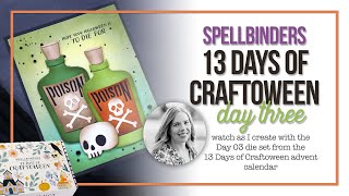 13 Days Of Craftoween Day Three Reveal & Cardmaking Process Video