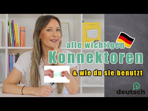 Learn the most important 🇩🇪German connectors - improve your German in 20 min