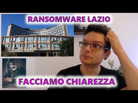 Attacco Ransomware Regione Lazio Agosto 2021 - Cos'è?