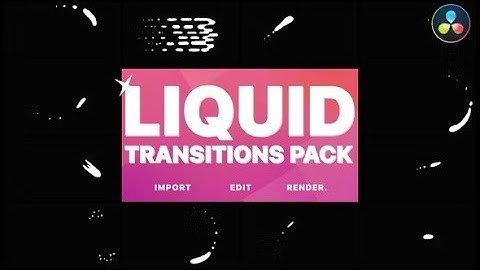 Liquid Shapes | DaVinci Resolve Template Download